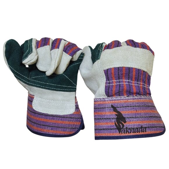 PAKNADA Cowhide leather Double Palm Gloves 3Pairs for farming Industrial Outdoor - Picture 10 of 10